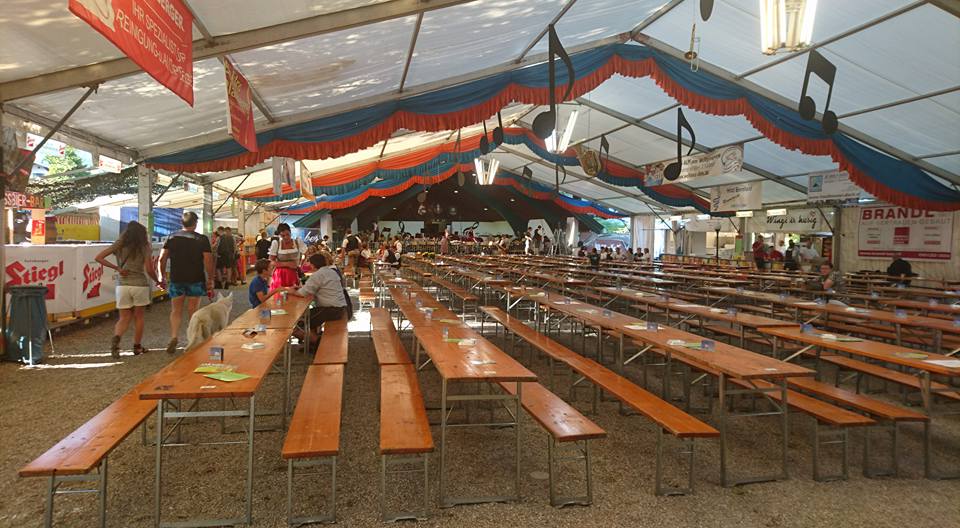 Zelt für Vereinsfest